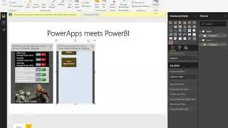 PowerBi PowerApps Custom Visual