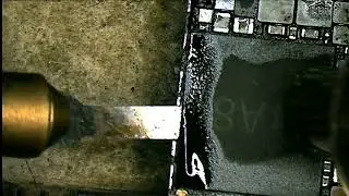Apple Pasted A8 Cpu A8 Chip Remove And  Reboling very easy hand working solution