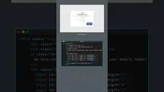 OTP Verification #css #html #shorts #programming #coding #viral #ytshorts