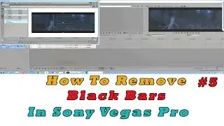 How to remove Black bars in Sony Vegas pro | Hindi tutorial #5