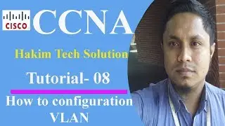 How to configuration VLAN 08 | Virtual LAN Cisco Networking in Packet Tracer Tutorial |