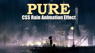 Pure CSS Rain Animation Effect | Rain Effect with Html5 and CSS3 | No Java Script | gfx 18 media