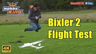 HobbyKing Bixler 2 Powered Glider / Trainer / FPV Plane: ESSENTIAL RC FLIGHT TEST [*UltraHD / 4K*]