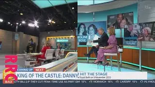 Kate Garraway @D'Orsay style shoes and a heel pop