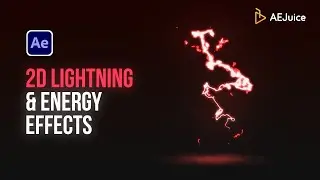 2D Lightning & Energy Effects in After Effects - Tutorial - #aejuice