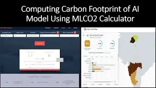 Computing Carbon Footprint of AI Model Training