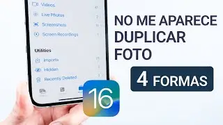 Mi iPhone no me aparece Duplicar Fotos en iOS 16 (4 soluciones)