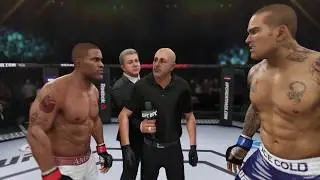 Andre Bishop vs. Isaac Frost (EA Sports UFC 3) - CPU vs. CPU - Crazy UFC 👊🤪