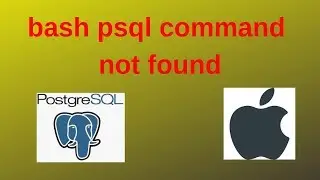 8. PostgreSQL DBA: PostgreSQL  configuration on Mac OS