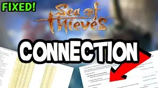 How To LOWER PING & Fix Server/Connection in Sea of Thieves