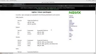 1 Installing NGINX on CentOS 7