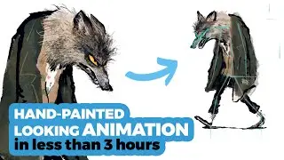 Wiebke Rauers amazing art style to rigged animation by Víctor Paredes using Moho in less than 3h! ✨