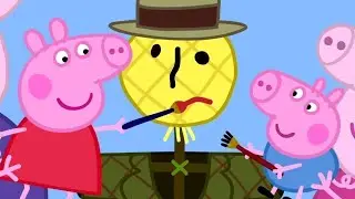 Peppa Pig's Magic Halloween Scarecrow! 🐷😱 Peppa Pig Official Family Kids Cartoons