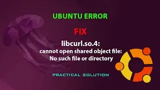 UBUNTU FIX: libcurl.so.4: cannot open shared object file: No such file or directory