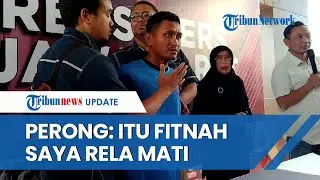 Momen Pegi Berontak saat Dihadirkan dalam Konferensi Pers: Itu Fitnah, Saya Tidak Pernah Membunuh