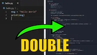 Python double it and give it to the next person