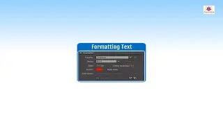 Animation And Layers In Animate - To Format Text | Computer Training | Periwinkle