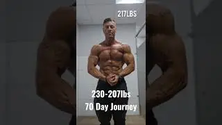 70 Day Body Transformation | 230lbs-207lbs | Micah LaCerte