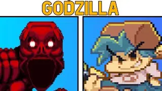 NES FUNKIN: Tainted RED | FNF Mod Godzilla Creepypasta