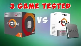 Ryzen 3 3200G VS Athlon 3000G | 3 Game Benchmark Test