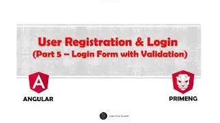 Part 5: Login Form using Reactive Form with validation | User Registration & Login Form