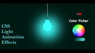 CSS Animation Effects - Amazing Glow Light Effect using Pure Html and CSS