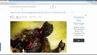 How to Fix “Game stopped working” Error on Dark Souls III [2016]?