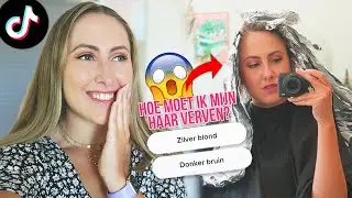 Mijn TIKTOK VOLGERS bepalen MIJN DAG (haar geverfd.. 😳)