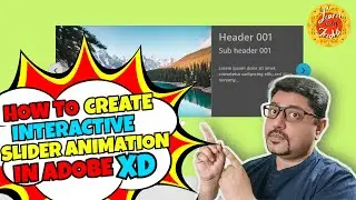 How to create slider animation in Adobe XD | auto-animate slider tutorial