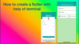 How to create a flutter with help of terminal