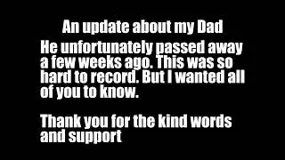 My Father Passed Away.