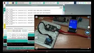 BLE between ESP32/ESP32C3 (arduino-esp32), notify DHT11 reading of temperature & humidity.