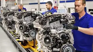 Inside Best BMW Factory Producing Powerful Engines - Production Line