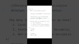 55. What is Variable In Java? How many types of Variables we have in Java?