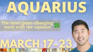 Aquarius - THINGS ARE ABOUT TO GET REAL...INSANELY AMAZING THIS WEEK💥🌠 March 17-23 Tarot Horoscope