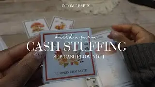 BUILD A FARM Friday | Sep Cashflow No. 1 | Cash Envelopes Cash Stuffing | Savings Challenge
