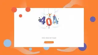 404 Page Animation Using HTML, CSS