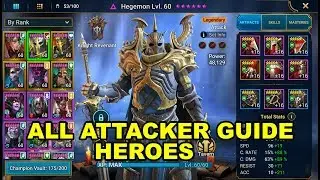 HOW TO BUILD AN ATTACKER (GUIDE) - RAID: Shadow Legends