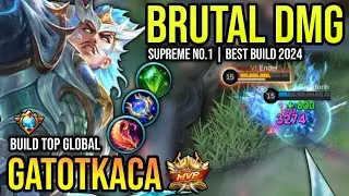 GATOTKACA BEST BUILD 2024 | BUILD TOP GLOBAL GATOTKACA GAMEPLAY | MOBILE LEGENDS✓