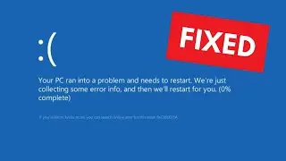 How To Fix Your Device Ran Into A Problem And Needs To Restart on Windows 11 / 10