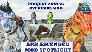 This Dino Mod could be amazing! | Mod Spotlight | Ark Survival Ascended | Project Zodiac
