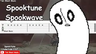 Undertale OST - Spooktune (Spookwave) Guitar Tutorial