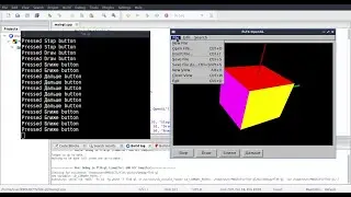 FLTK OpenGL LUBUNTU Linux CodeBlocks Project with Cube