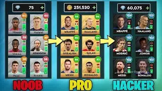 DLS 23: NOOB vs PRO vs HACKER (250,000 coins + 60,000 Diamonds)