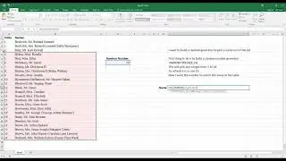 How to Randomly Match Numbers for Names in Excel. [HD]