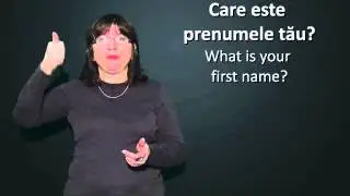 What Is Your First Name? / Care este prenumele tău?