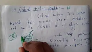 26 Critical section problem