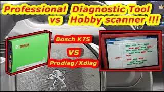Bosch KTS vs Prodiag/Xdiag /Diagzone. Professional vs Hobby scanner !!!