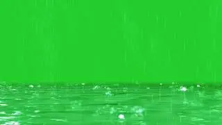 Rain Green Screen | Rain Effect Green Screen Video Background | Realistic Rain Falling Green Screen