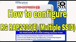 How to configure RG RAP2200(E) with multiple SSID [New AP Product of RG] 100% Working